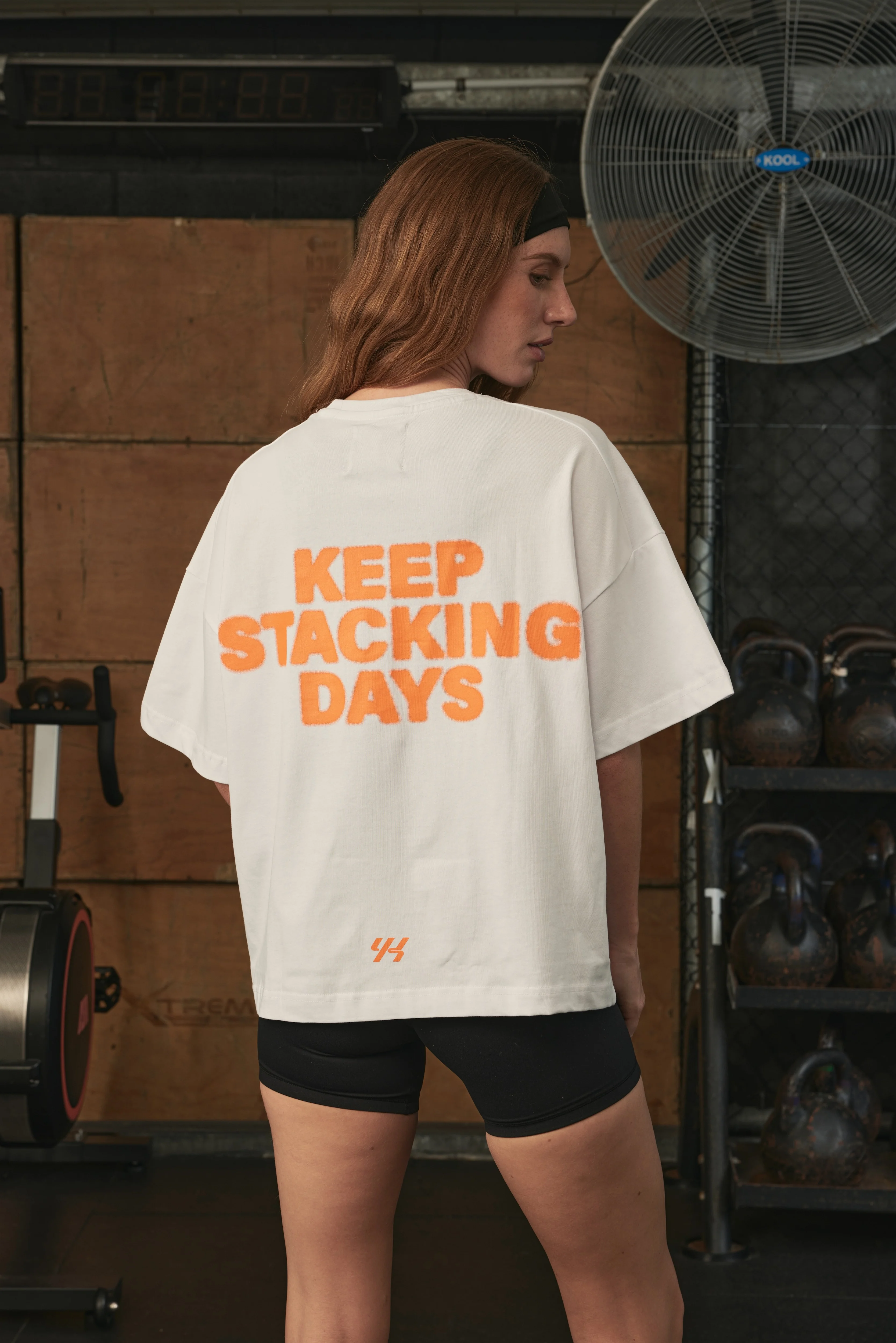 YK Move Stacking Days Tee | White - Image 3