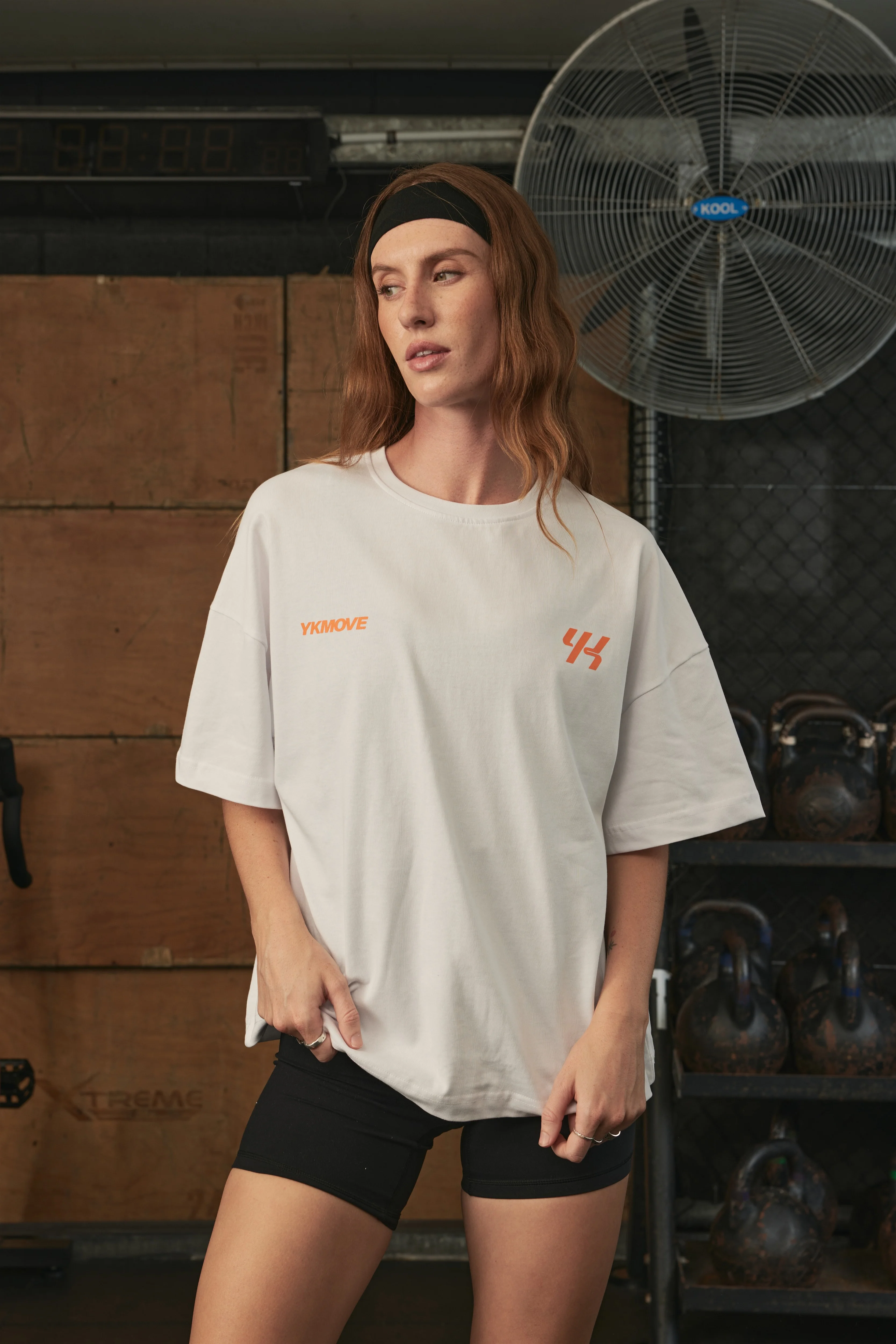 YK Move Stacking Days Tee | White - Image 4