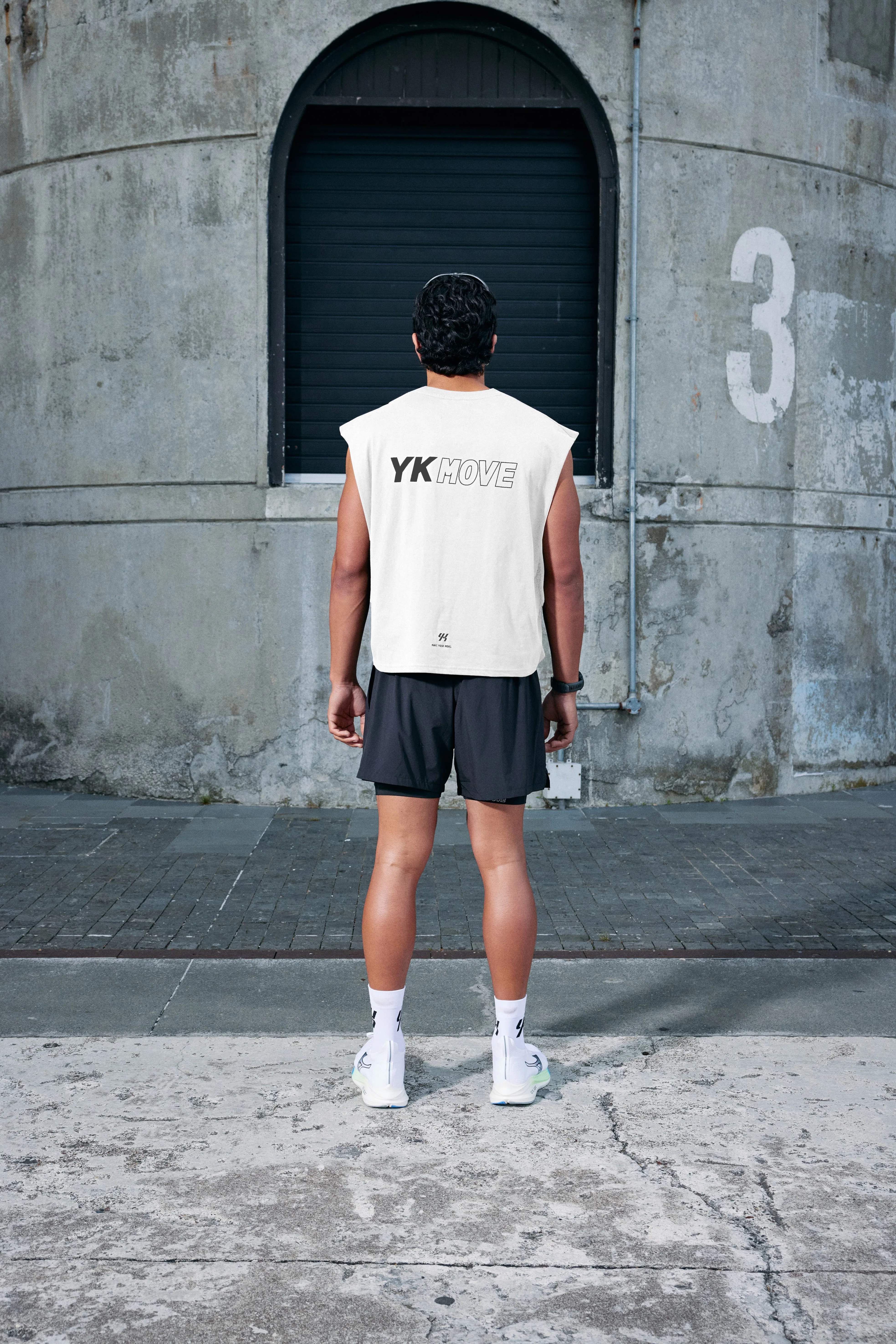 YK Move Champion Tank | White - Image 4
