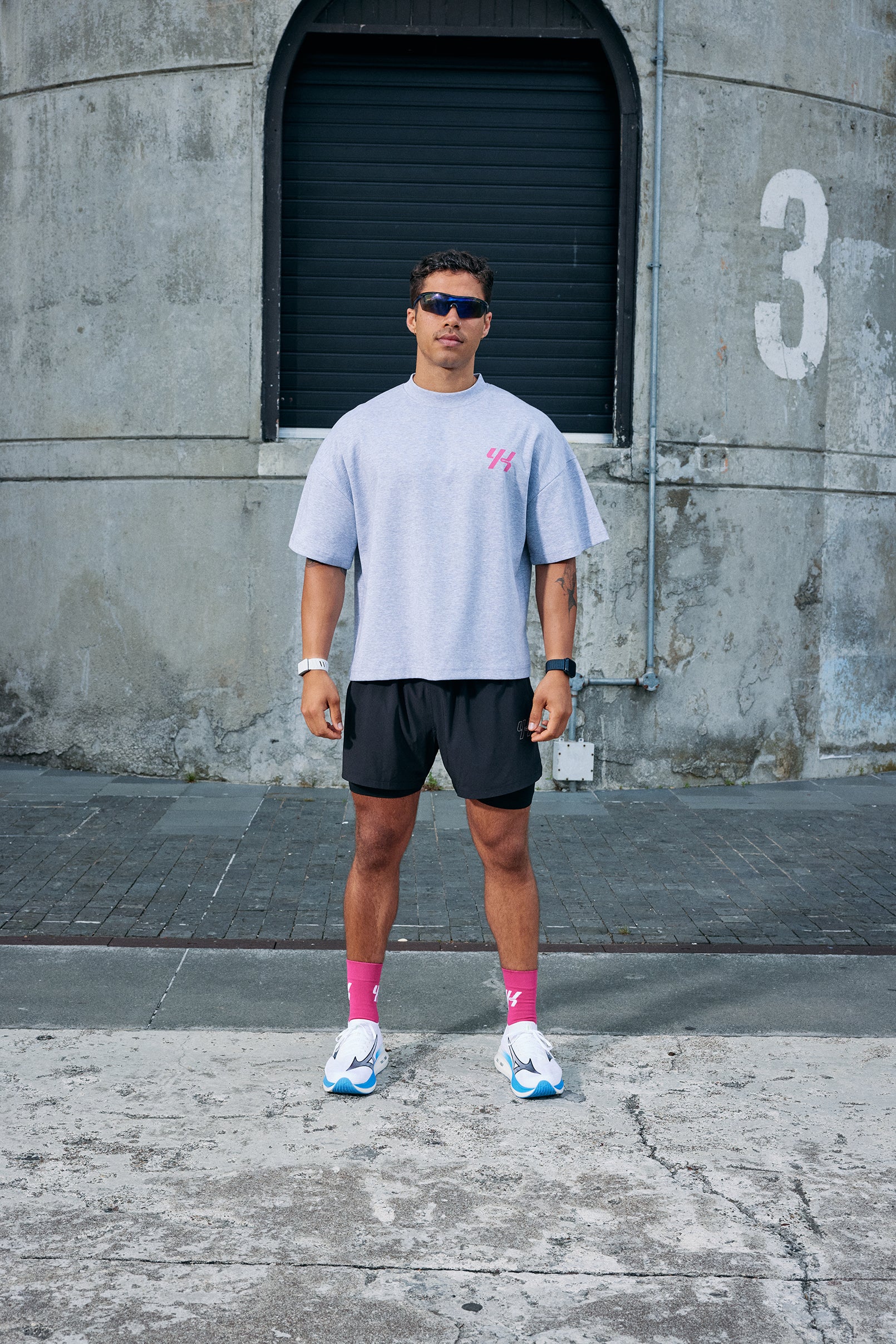 YK Move Champion Tee | Grey - Image 3