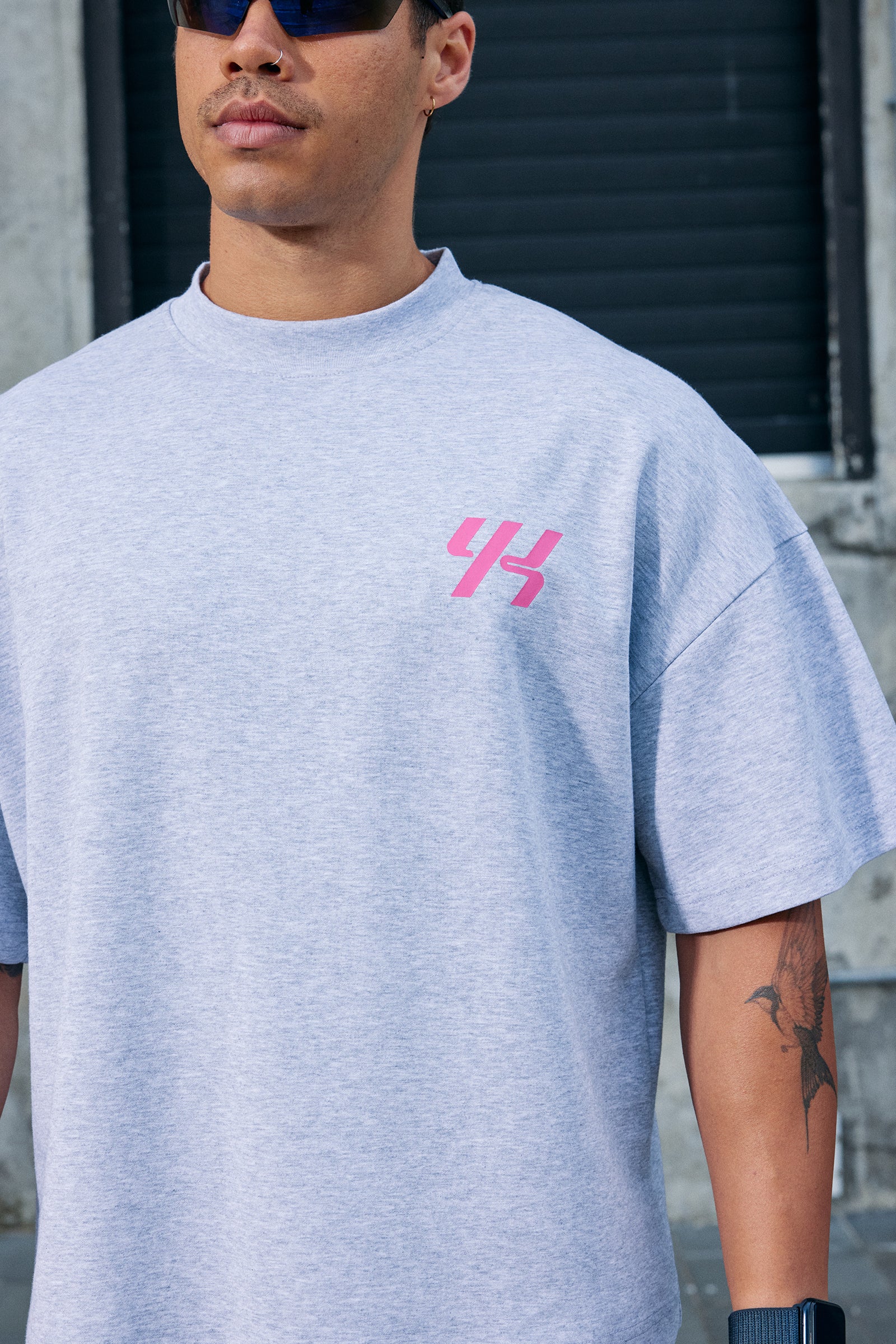YK Move Champion Tee | Grey - Image 5